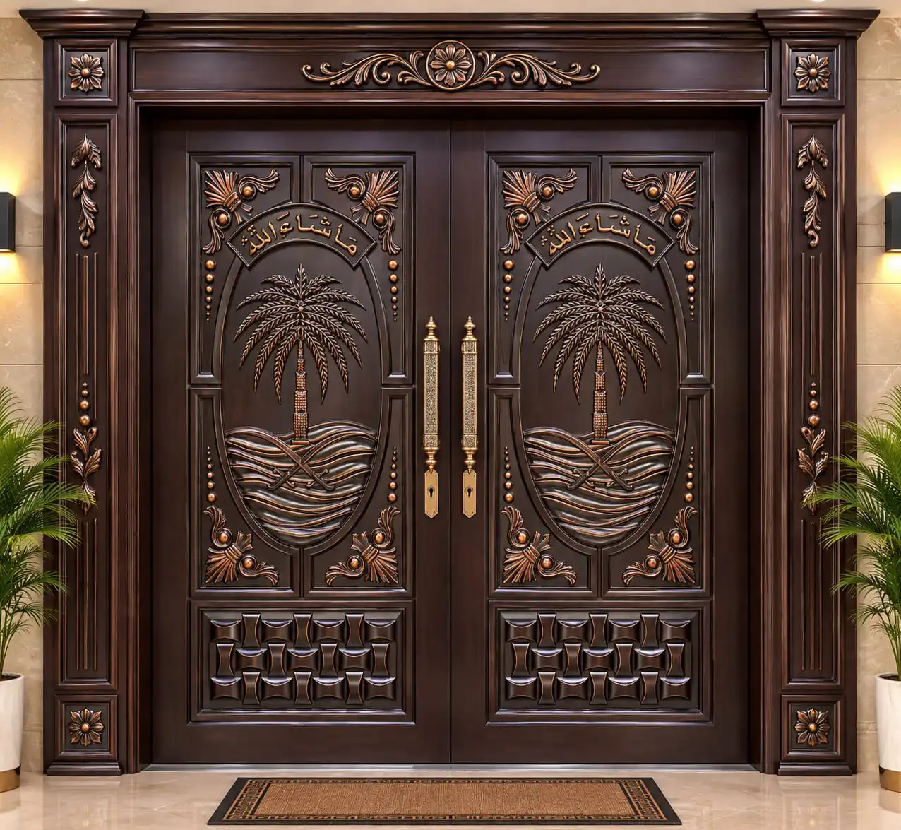 Wooden Double Door | JPL-433-D